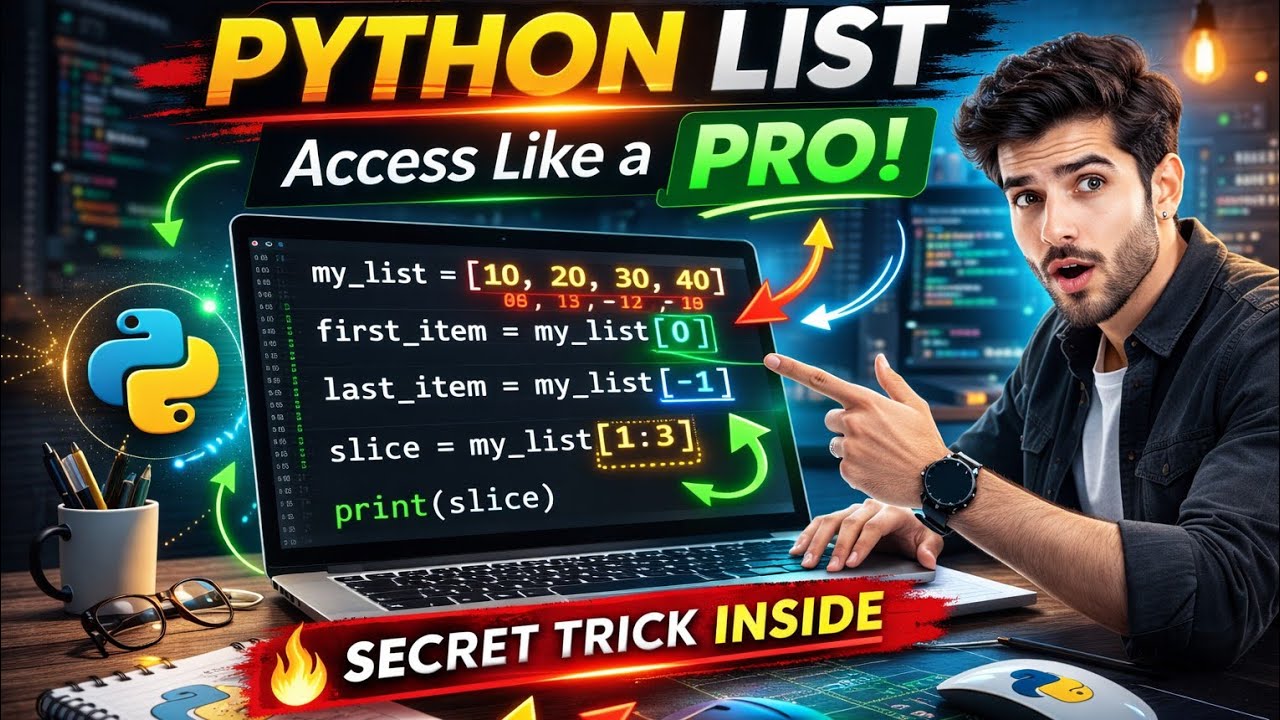 Python tutorial for beginners | 👉 Python List Secrets They Don’t Teach! #codingforbeginners 