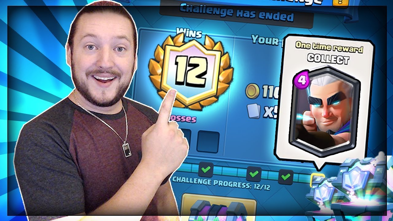 12 WIN MAGIC ARCHER CHALLENGE!! New Legendary Unlocked! Clash Royale Magic Archer Gameplay