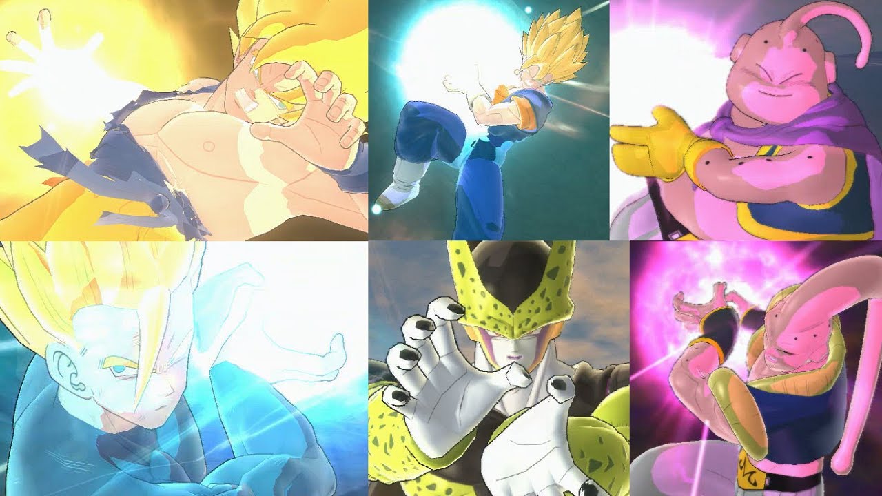 Dragon Ball Raging Blast 2 All Kamehamehas