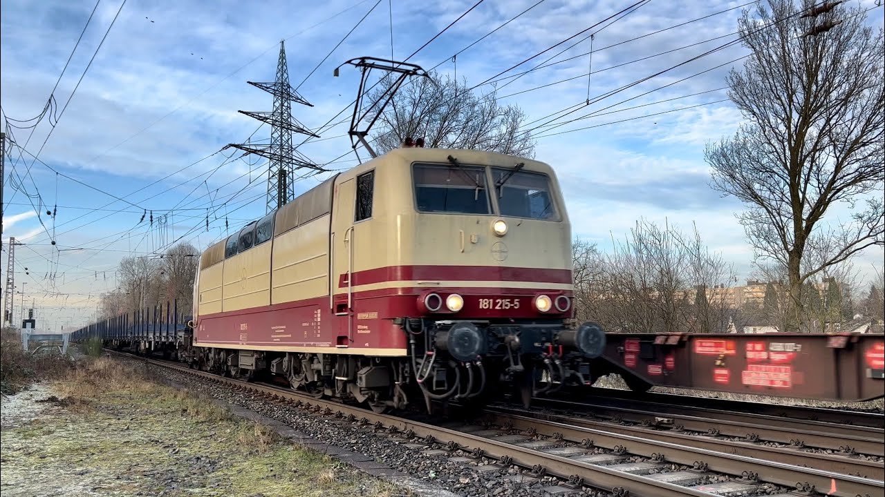 Züge in Marl. Verbindung Ruhrgebiet zum Münsterland. DB Regio DB Fern, Captrain, DB Cargo.11.01.22