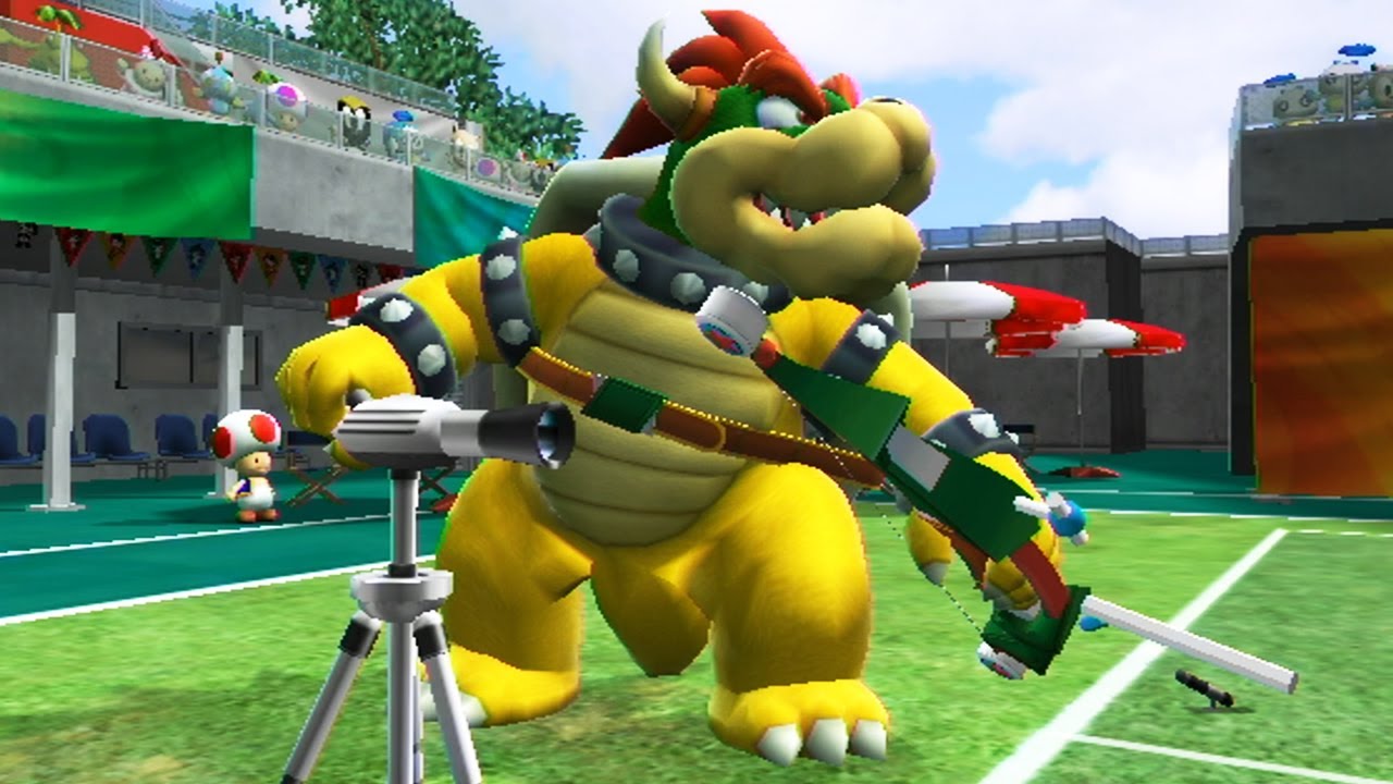 Mario & Sonic at the Olympic Games - All Characters Archery Gameplay