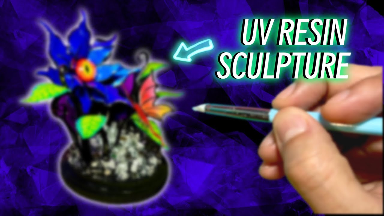 Dark Summer Fantasy UV Resin Sculpture!