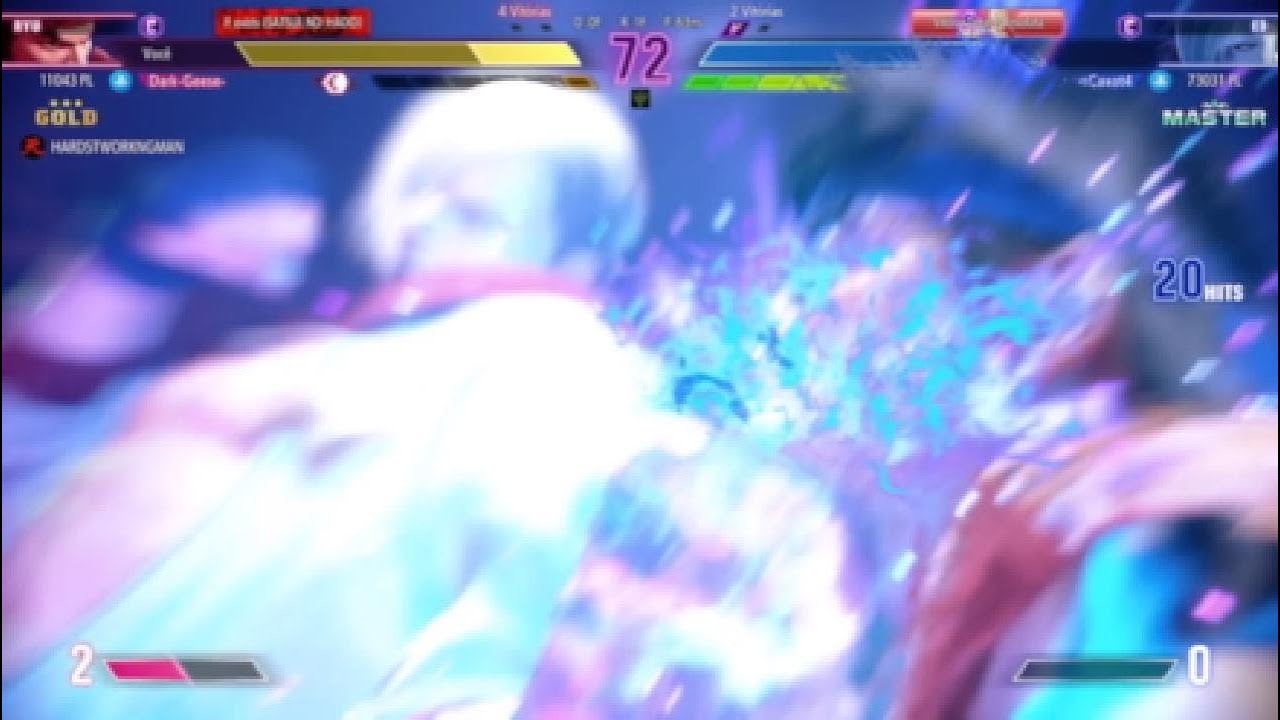 Street Fighter 6 Casual Matches Gold VS Master