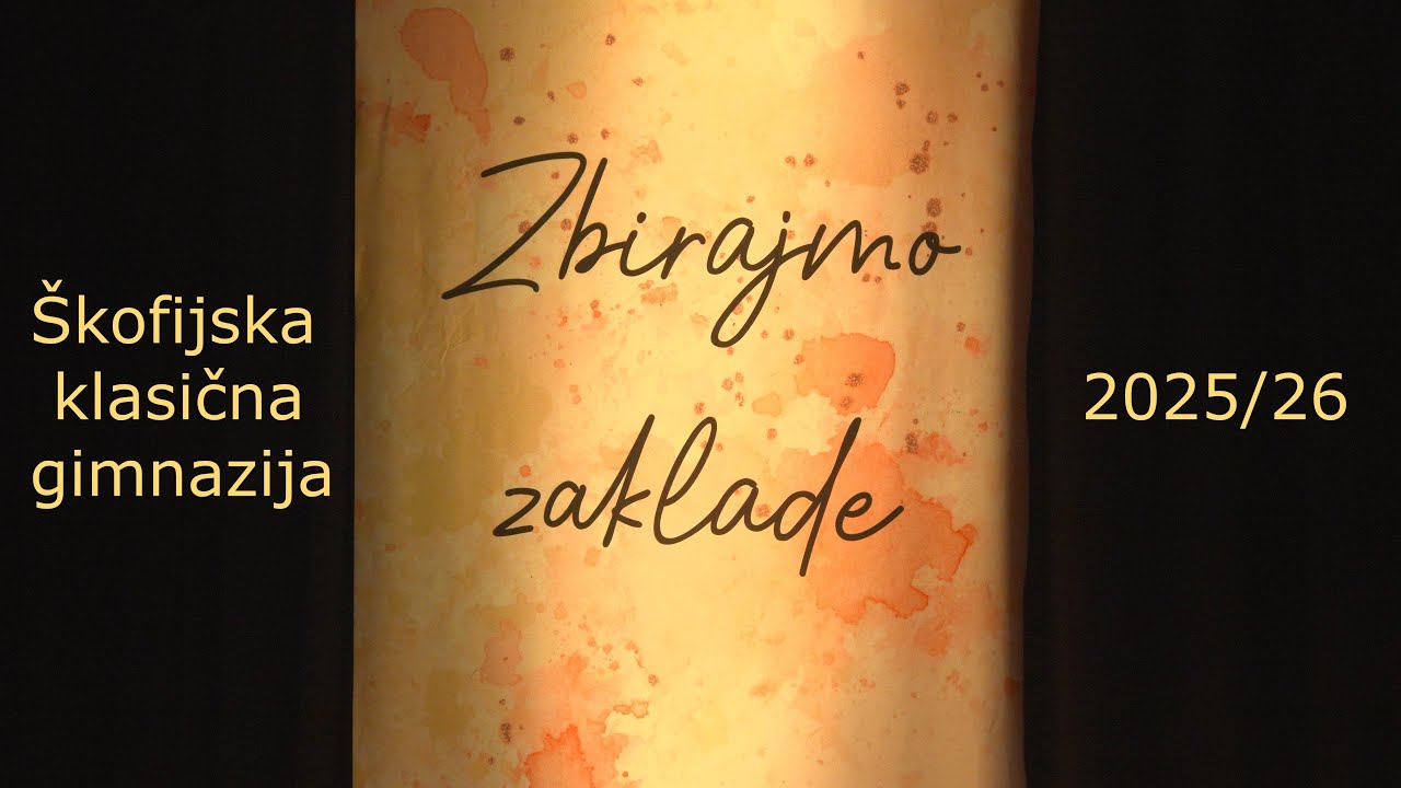 Zbirajmo zaklade - ŠKG 2025/26