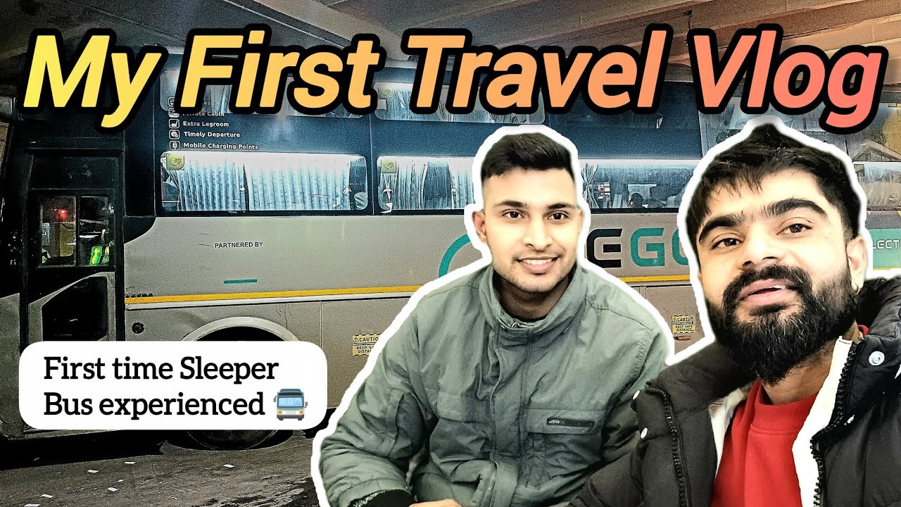 My First Travel Vlog | Going To Meet Sajan Jagpalpuria 😍 | Sleeper Bus experienced Vlog 🚍