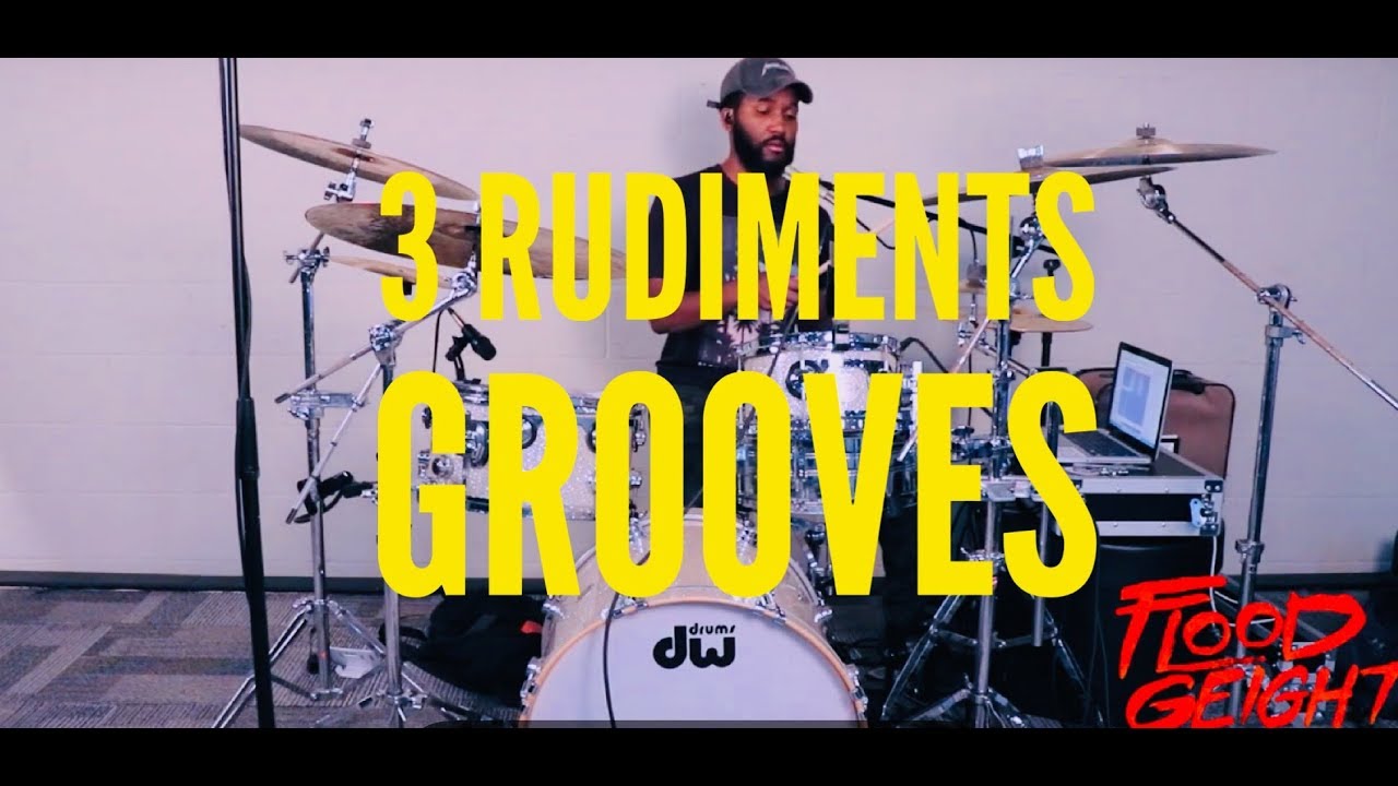 3 Rudiment Grooves Lesson