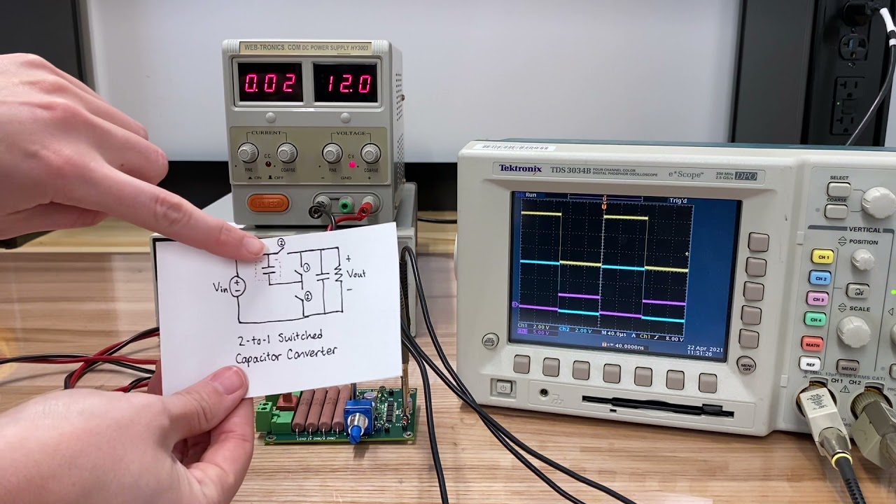 Power Electronics Demo - Switched Capacitor Converter