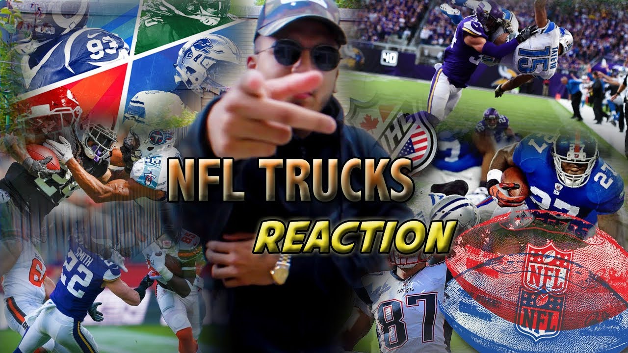 BRITISH BOYS REACT TO BEST NFL TRUCKS!! 😁🏈