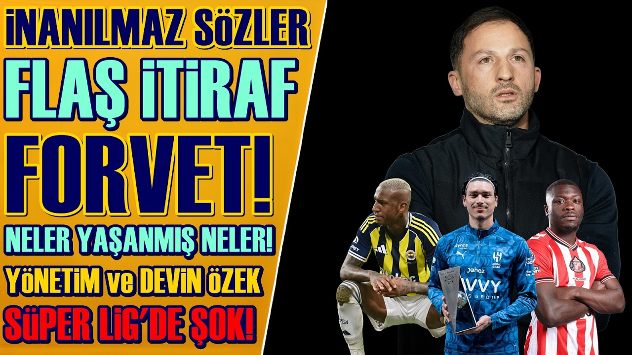 SONDAKİKA Fenerbahçe'de Tedesco'dan FLAŞ AÇIKLAMALAR! Maalesef HATA YAPTIM! Forvet...