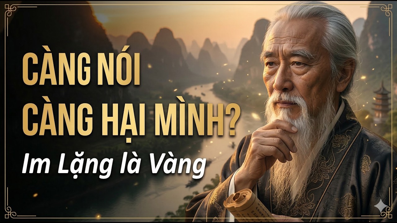 CỔ NHÂN DẠY: Càng Nói Nhiều, Càng Dễ “Tự Xui”, Im Lặng là Vàng | Triết Lý Sống | Cổ Nhân Audio