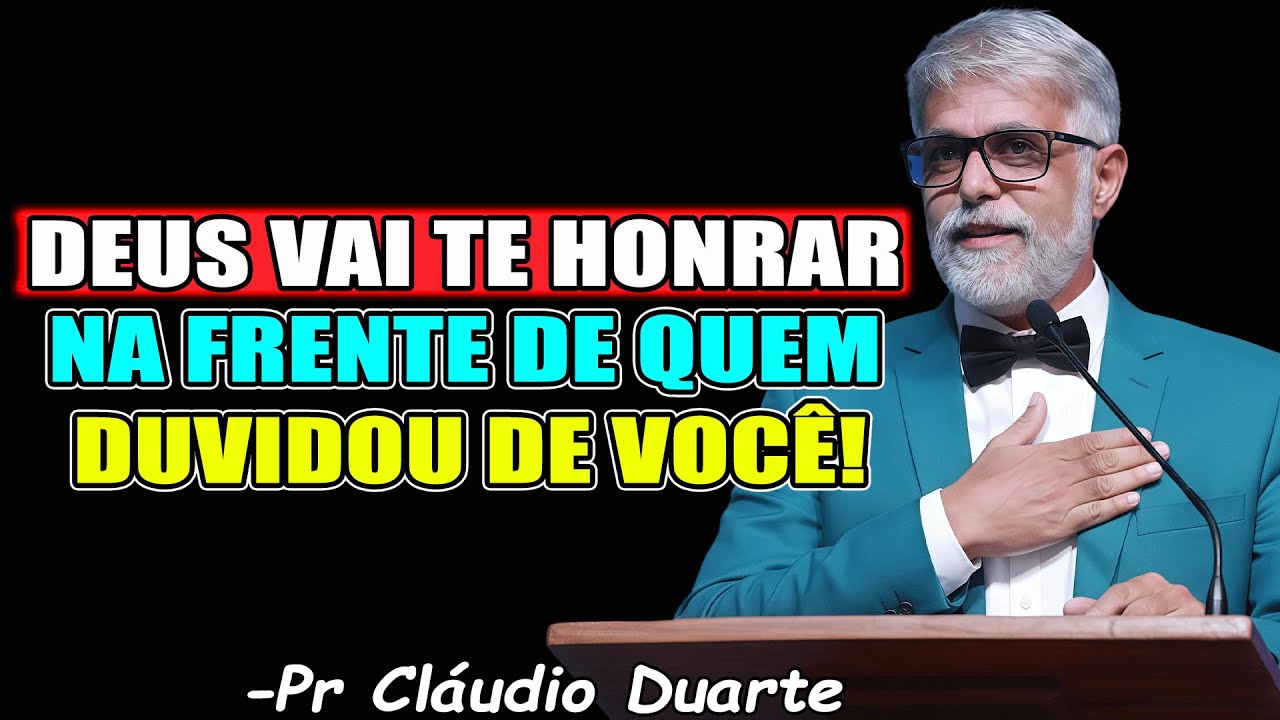 QUEM TE VIU CHORANDO VAI TE VER TESTEMUNHANDO! - Pr. Cláudio Duarte 2026