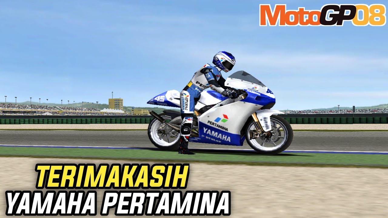 Balapan Terakhir Bersama Yamaha Pertamina - MotoGP 08 Career 33
