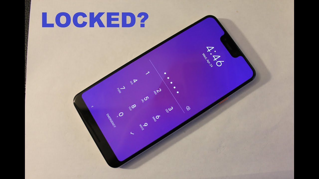 Google Pixel 3 Xl Как сбросить забытый пароль / PIN-код / ​​графический ключ.