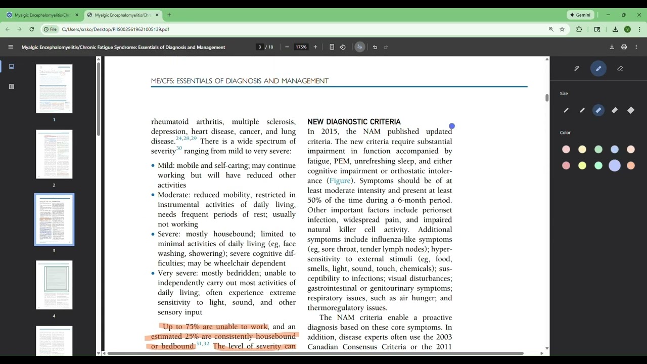 ME/CFS Mayo Clinic Paper Part 1
