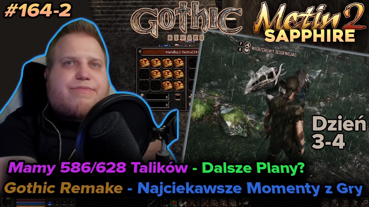 Sabal - Metin2 - Sapphire - 586/628 Talik&oacute;w 67-2 - Gothic Remake - Najciekawsze momenty - Dzień 3-4