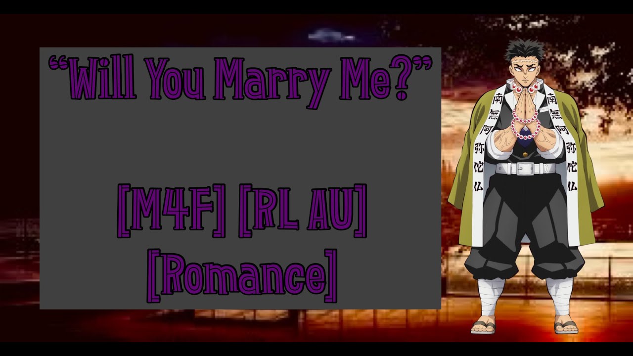 🎧Gyomei Himejima Proposes [ASMR/Demon Slayer] [RL AU] [Romance]
