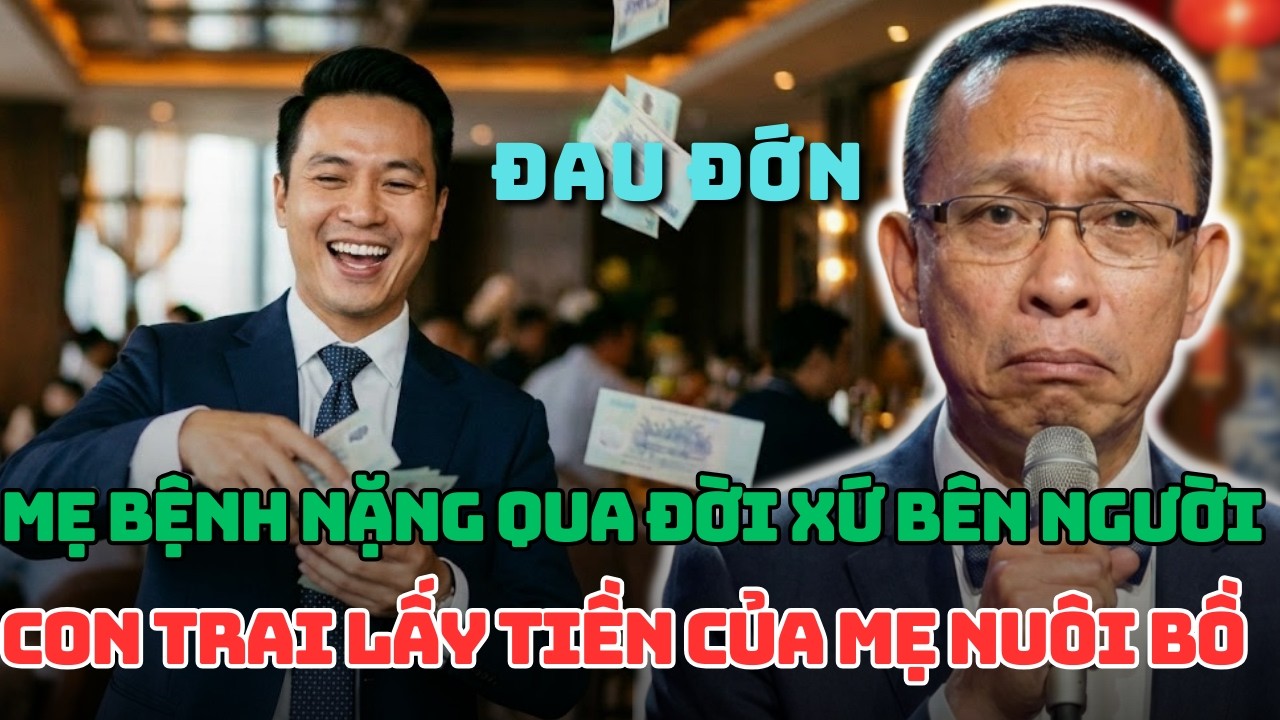 TÂM SỰ CÙNG VĂN SÂM:  CON TRAI TRỘM TIỀN MẸ VIỆT KIỀU ĐỂ NUÔI BỒ