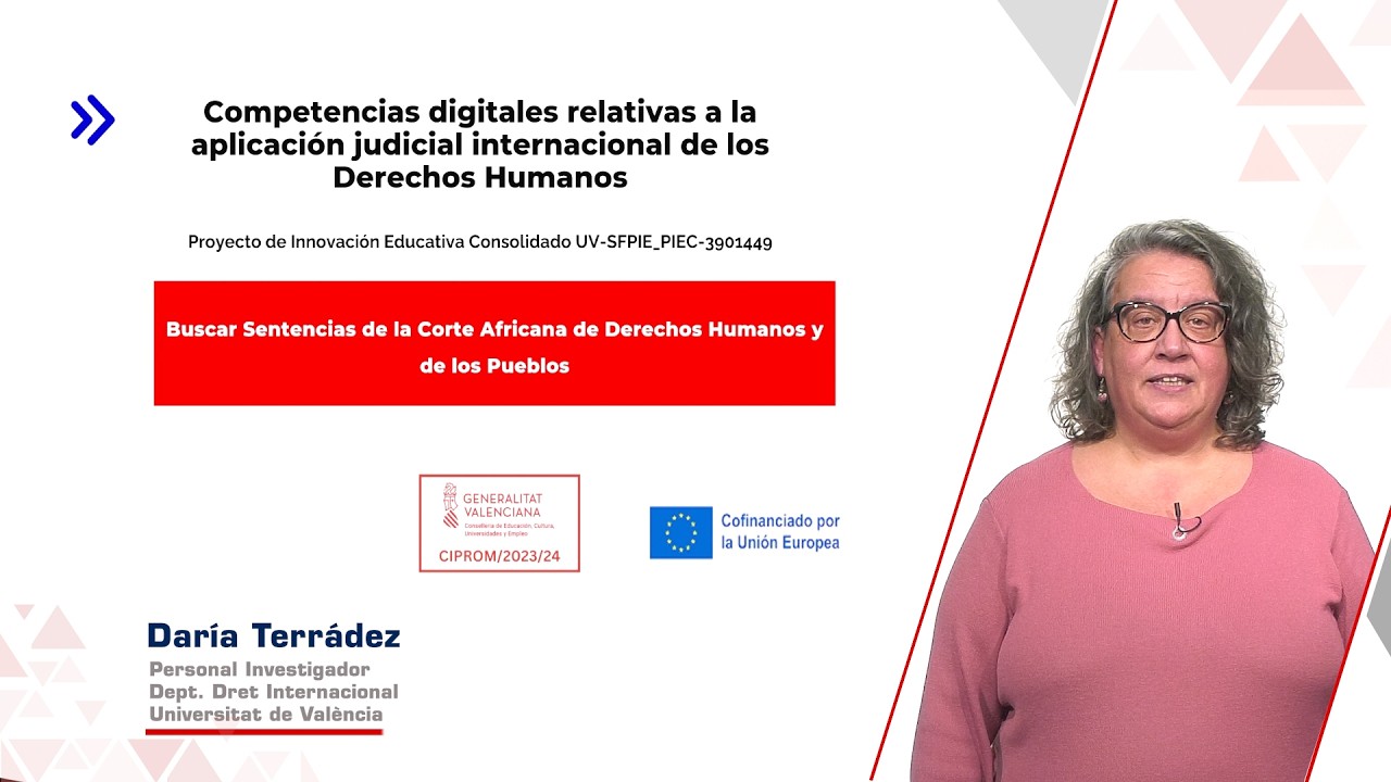 Buscar Sentencias de la Corte Africana de Derechos Humanos y de los Pueblos
