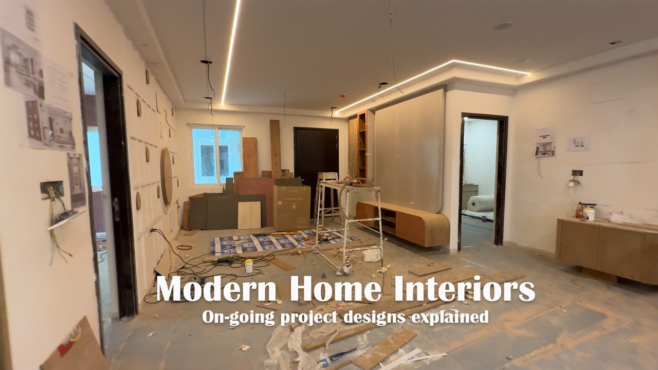 Modern Living & Dining Designs | Site Progress Tour | Elevation Design Explained | Meraki Homes