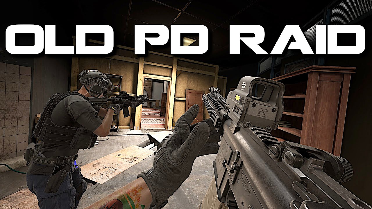 Raiding the old PD in Ready or Not!