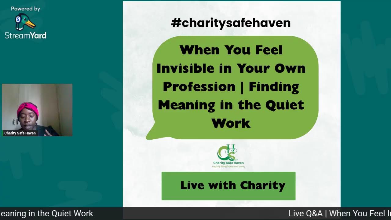 When You Feel Invisible in Your Own Profession | Finding Meaning in the Quiet Work