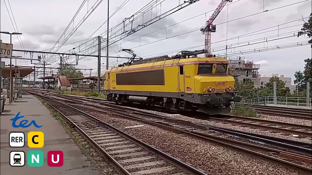 Passage d'une BB22200 INFRA + Passages de 4 Regio2N IDFM en US à Saint Cyr