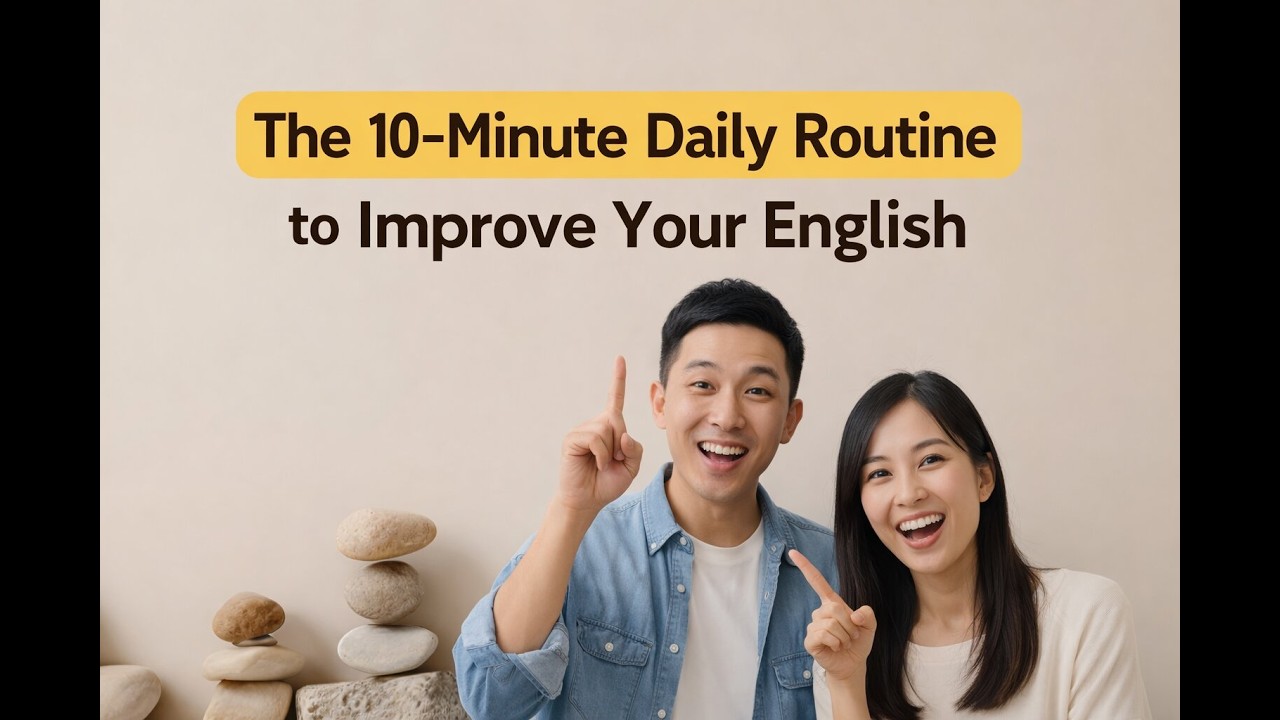 The 10-Minute Daily Routine to Improve Your English Fast