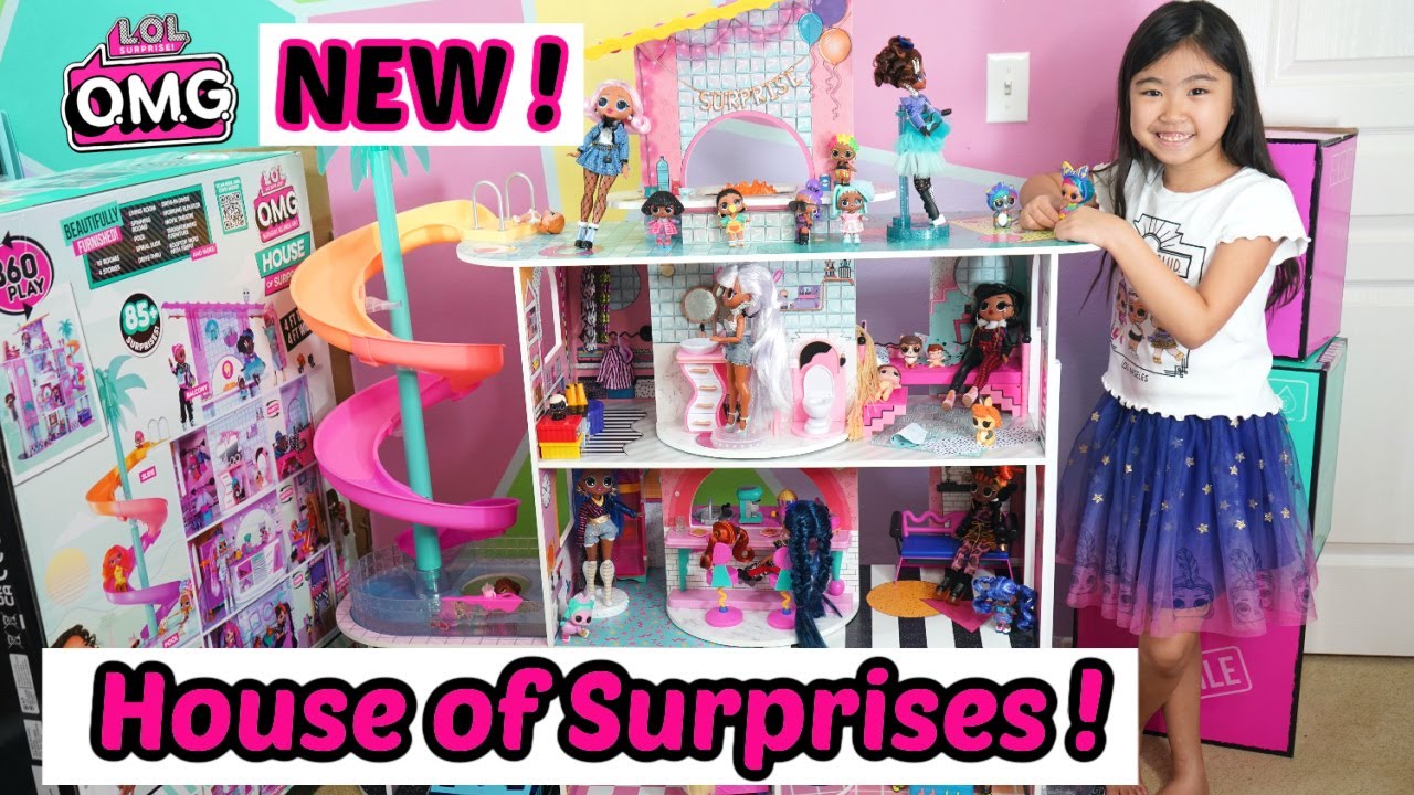 LOL Surprise OMG House Of Surprises! Full Unboxing New LOL OMG 2021 Doll House