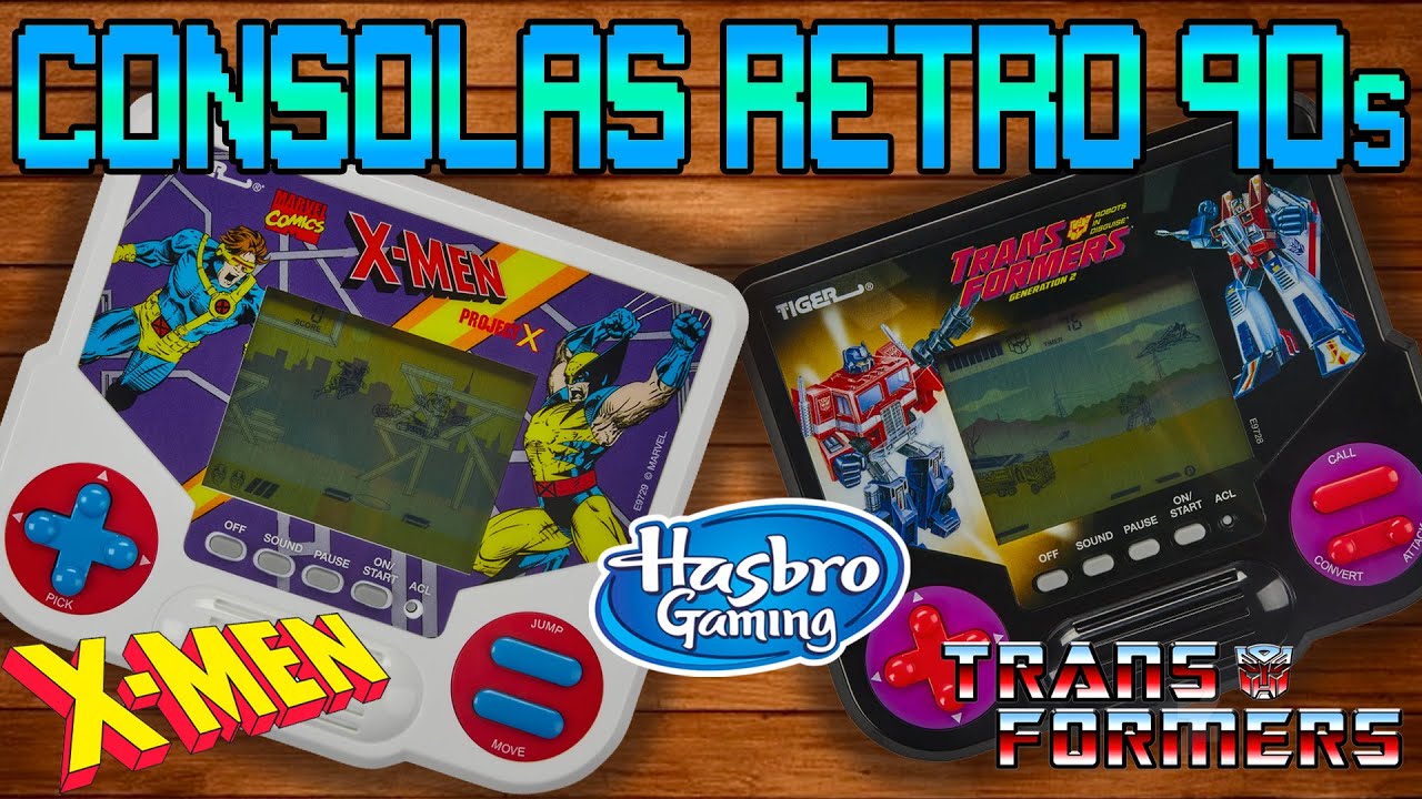 La Consola Nostálgica RETRO 90s de X-MEN | Habro Gaming Transformers, Sonic 3, Tiger LCD Videogames.