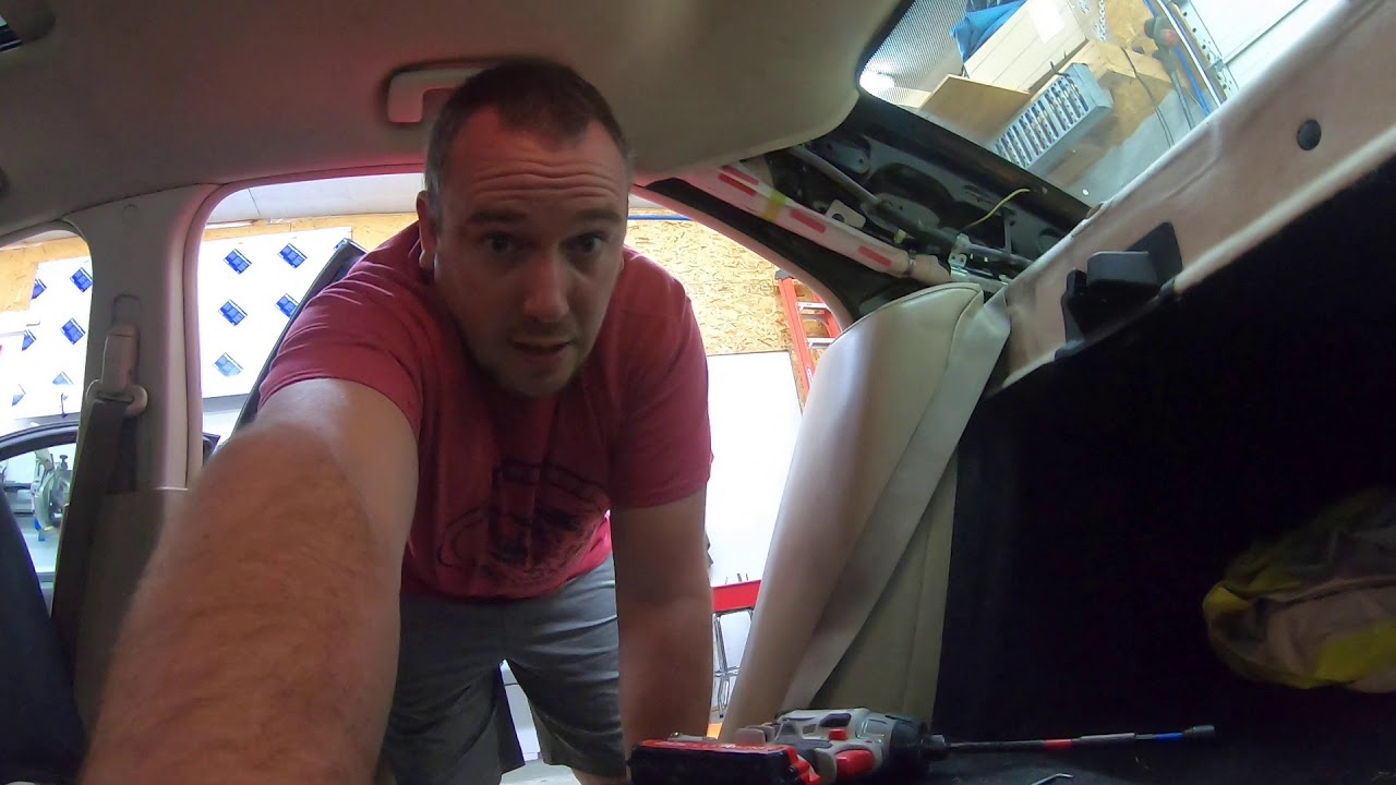 How To: 2010 Mercury Milan rear decklid removal