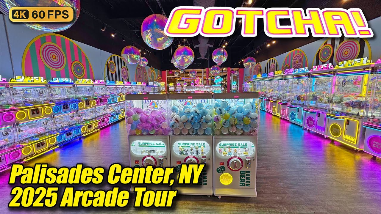 Gotcha! @ Palisades Center (West Nyack, NY), November 2025 arcade tour, new 4K full walkthrough