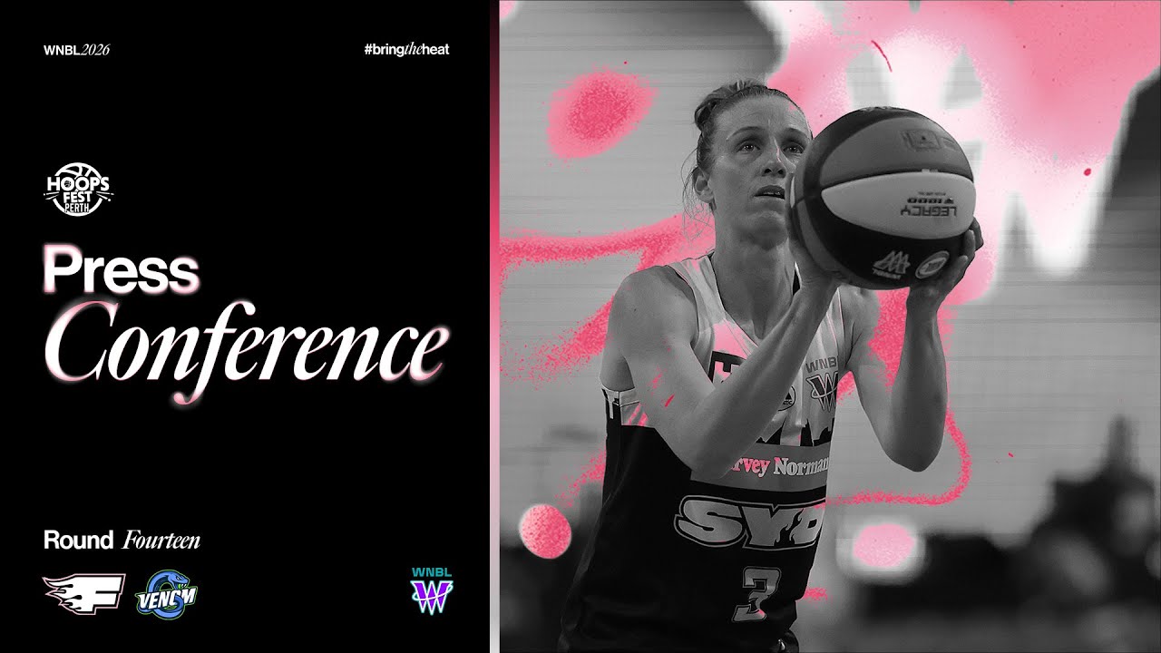 Renae Garlepp with a Press Conference from Geelong Venom vs Sydney Flames