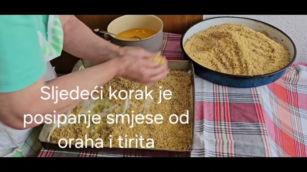 BAKLAVA- Sa orasima i tiritom baklava moje mame 🥰🌹🥰
