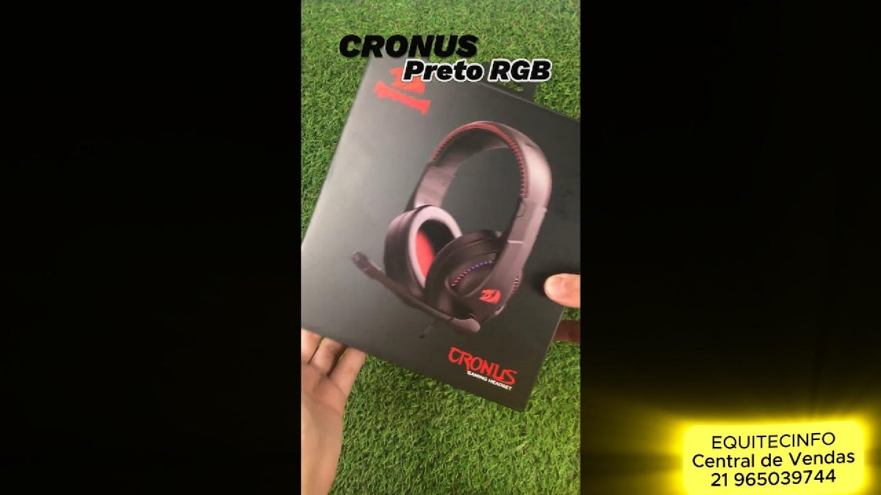 Estilo e conforto em todos os detalhes! - Cronus Redragon🎧🔥