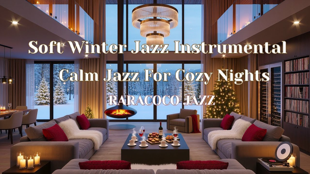 ❄️Soft Winter Jazz Instrumental | Calm Trumpet & Saxophone Jazz for Cozy Nights | 겨울 밤 따뜻한 재즈 연주곡 모음