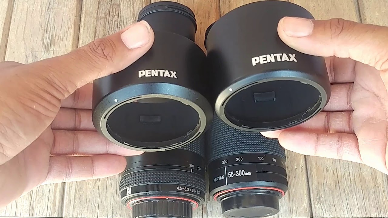 PENTAX HD DA 55-300 F/4-5.8 vs HD DA 55-300 F/4.5-6.3 PLM. Design, handling and focus speed