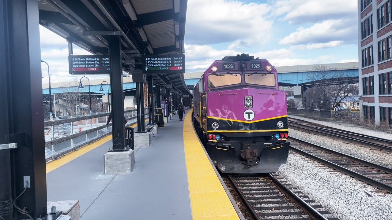 MBTA: Commuter Rail Train 560 Ride from Worcester to Back Bay