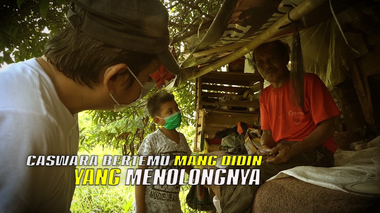 CASWARA BERTEMU MANG DIDIN YG MENYELAMATKANNYA DAN BUATKAN SAUNG UNTUK TEMPAT TINGGAL
