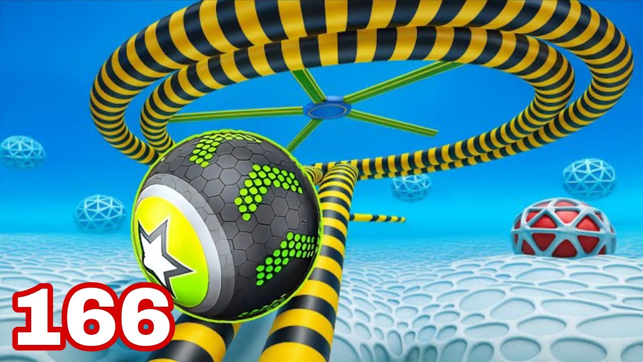 Going Balls, SpeedRun, Going Balls Portal Run Gameplay Level 166