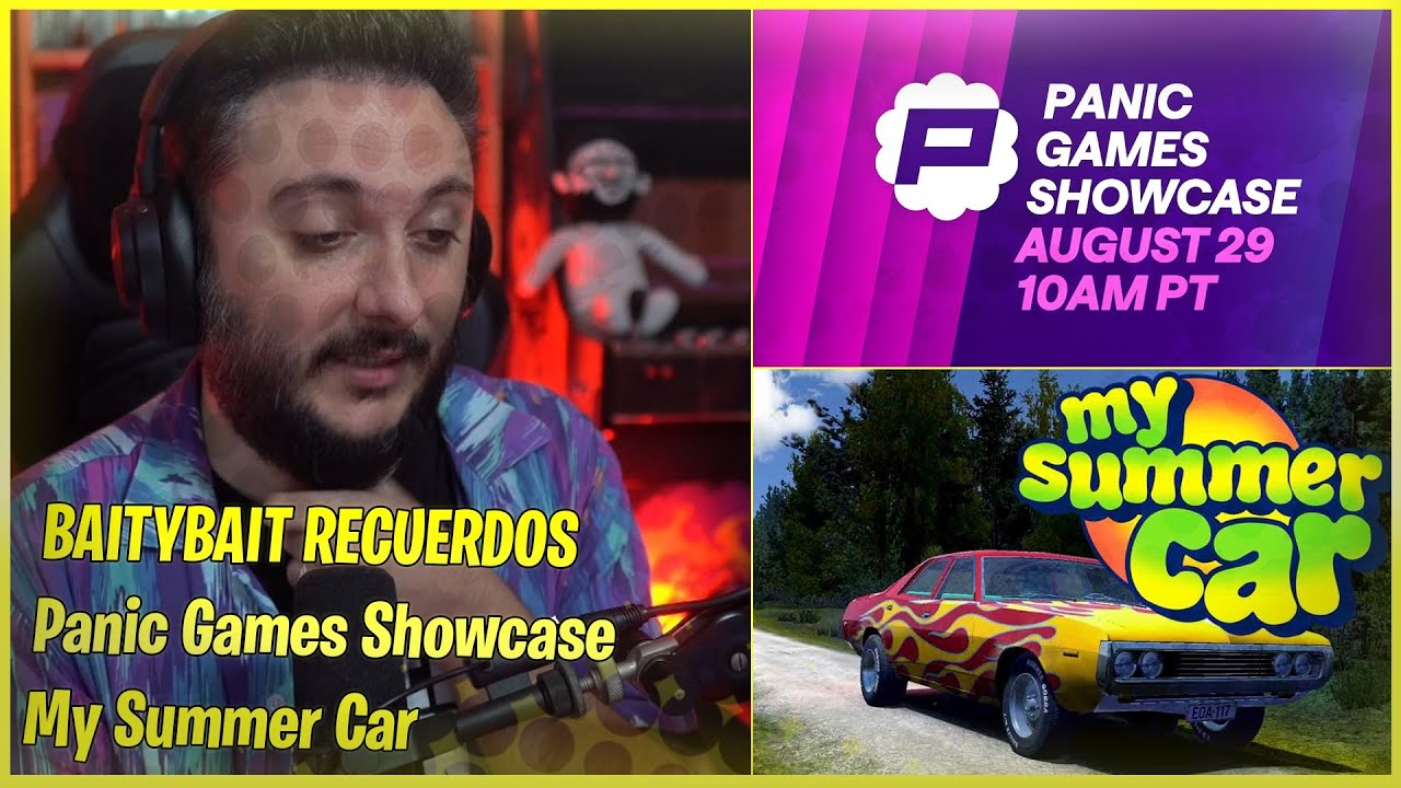BaityBait REC📼 - Conferencia de videojuegos primero y luego: MI COCHECITO DE VERANO