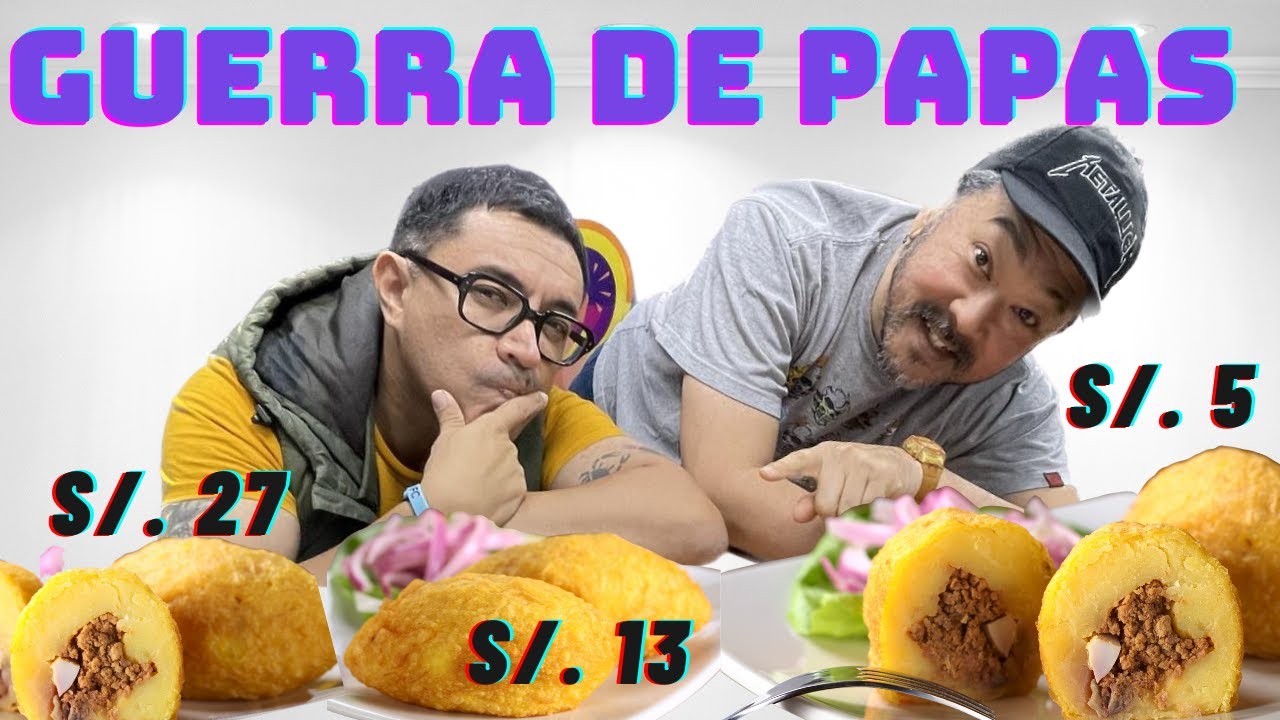 PAPAS RELLENAS; LAS OPERAMOS PARA SABER QUE TANTO RELLENO TRAEN.