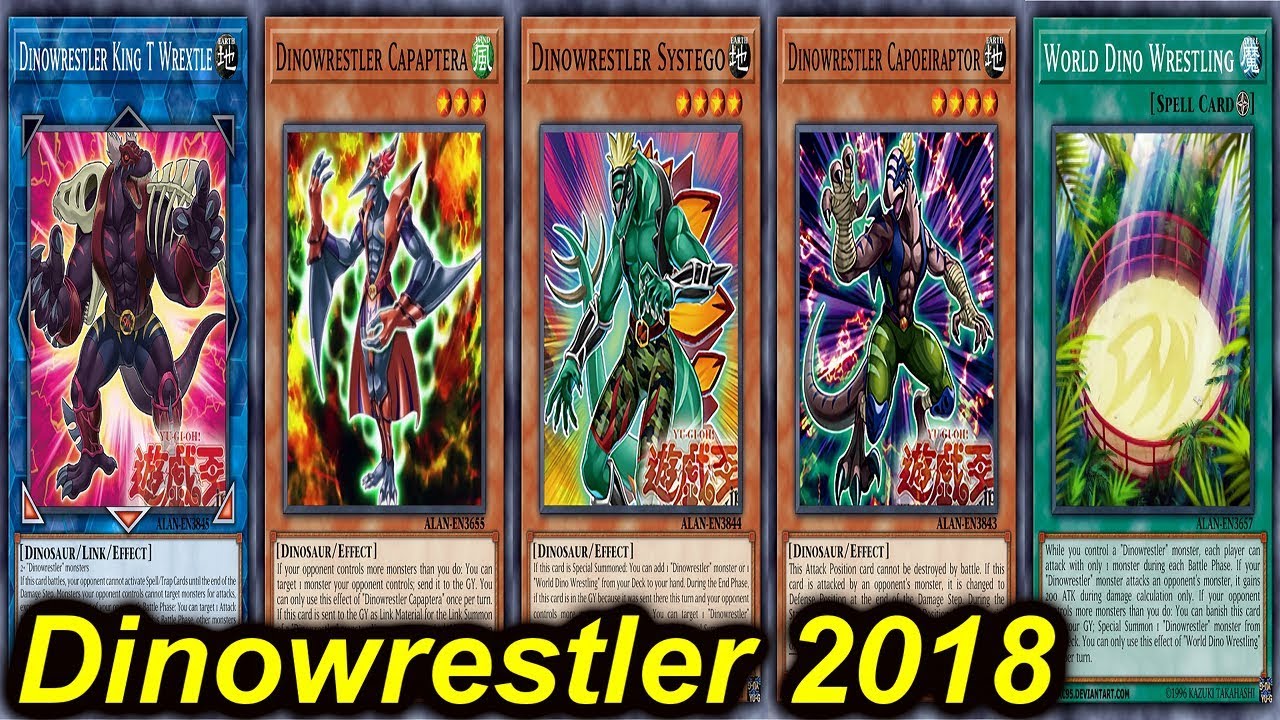 【YGOPRO】DINOWRESTLER DECK 2018