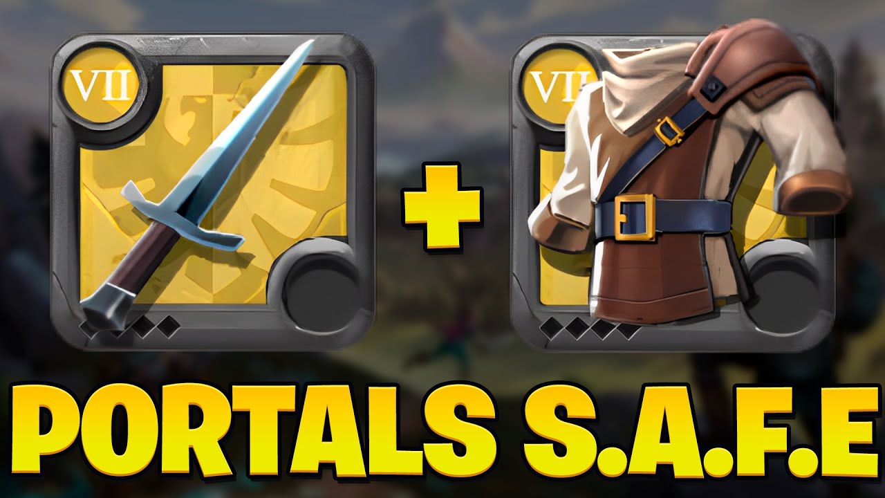 Dagger on S.A.F.E portals Albion Online #albiononline