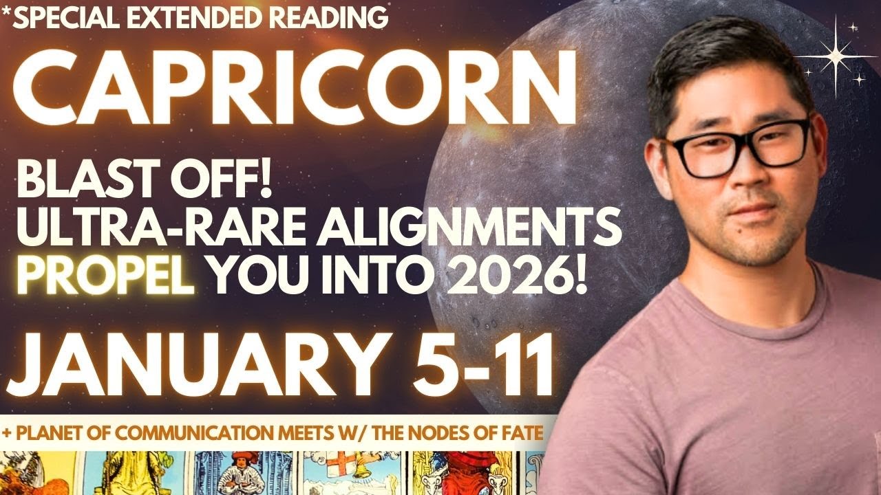 Capricorn – GOLDEN BUZZER WEEK! PREPARE FOR ENORMOUS CHANGE 🥂🌠 Tarot Horoscope Jan 5–11