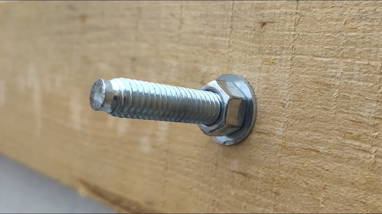 Como atornillar madera y metales al concreto con Barrenanclas - Taquete Arpón