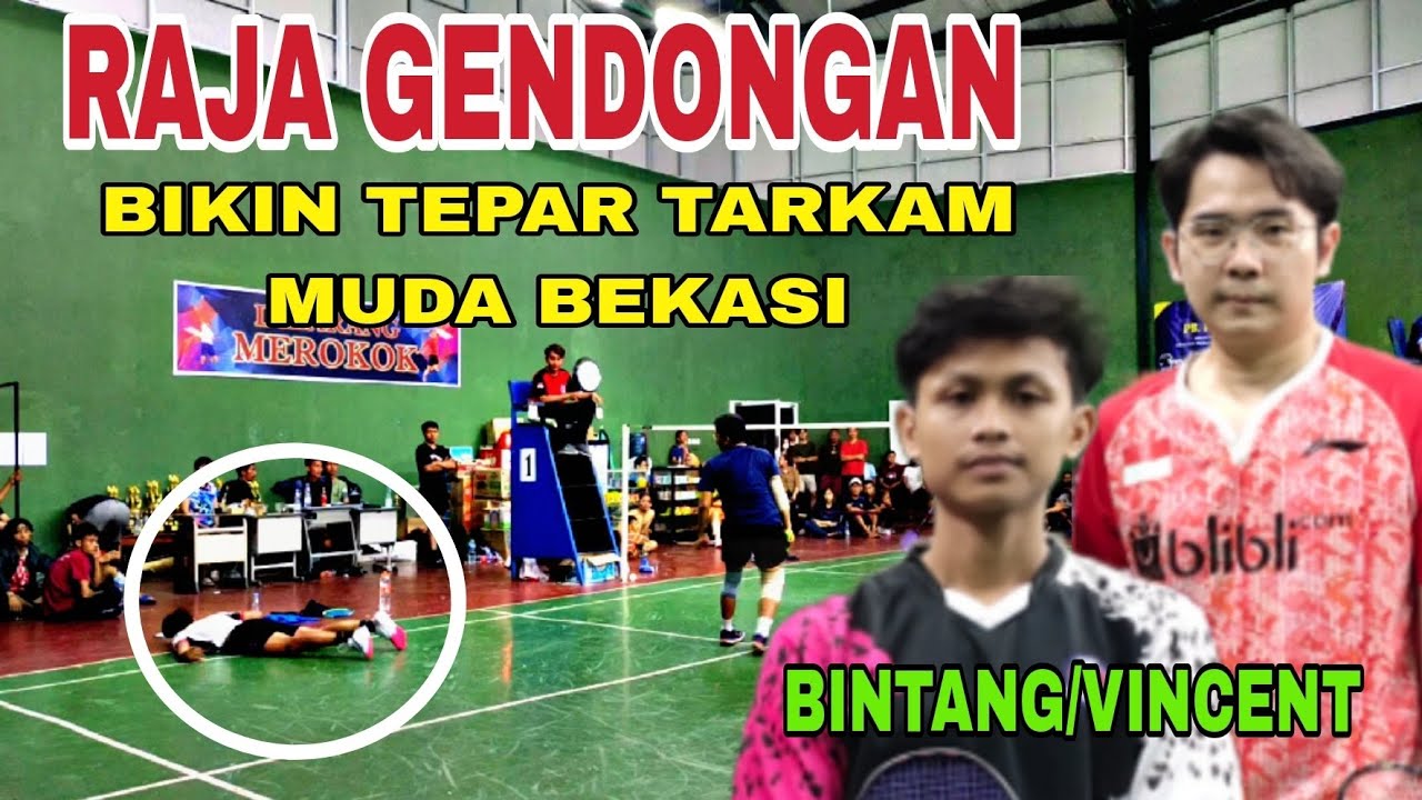TARUNG TARKAM MUDA DI GOR MGC STADIUM|| Bintang/Vincent vs Difa/Aby