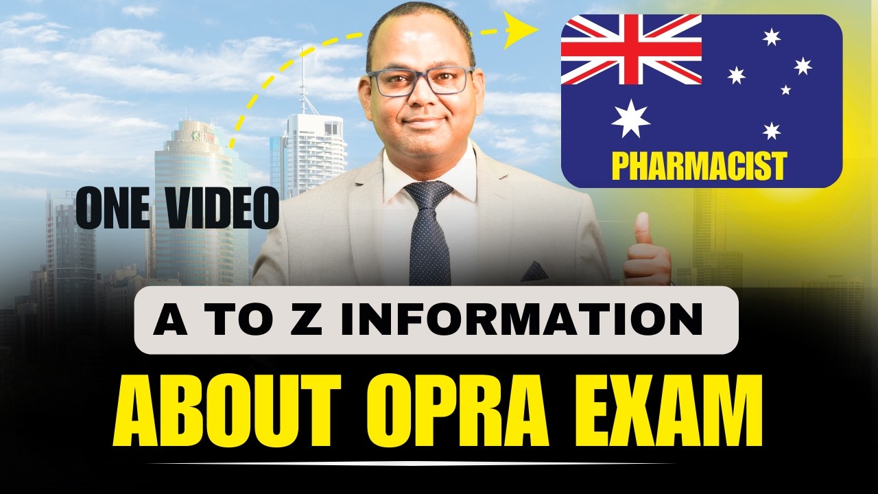 OPRA Exam Complete Guide 🇦🇺 | Pharmacist Jobs in Australia 2026 (Step-by-Step) | Without OPRA Exam