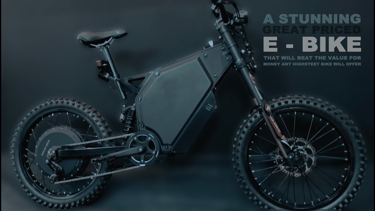 Close up with an Enduro eBike - 12000w 70pmh + electric bike