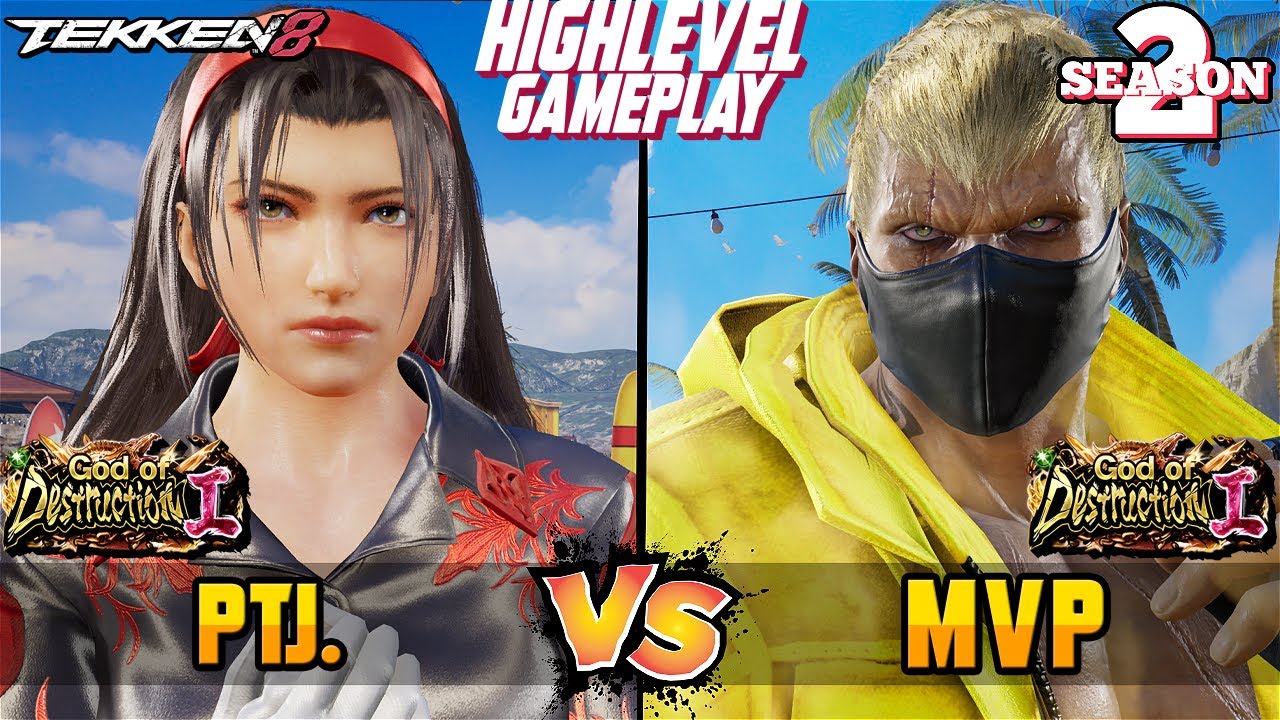 Tekken 8 – PTJ (Jun Kazama) vs MVP (Bryan Fury) – T8 High Level Gameplay!