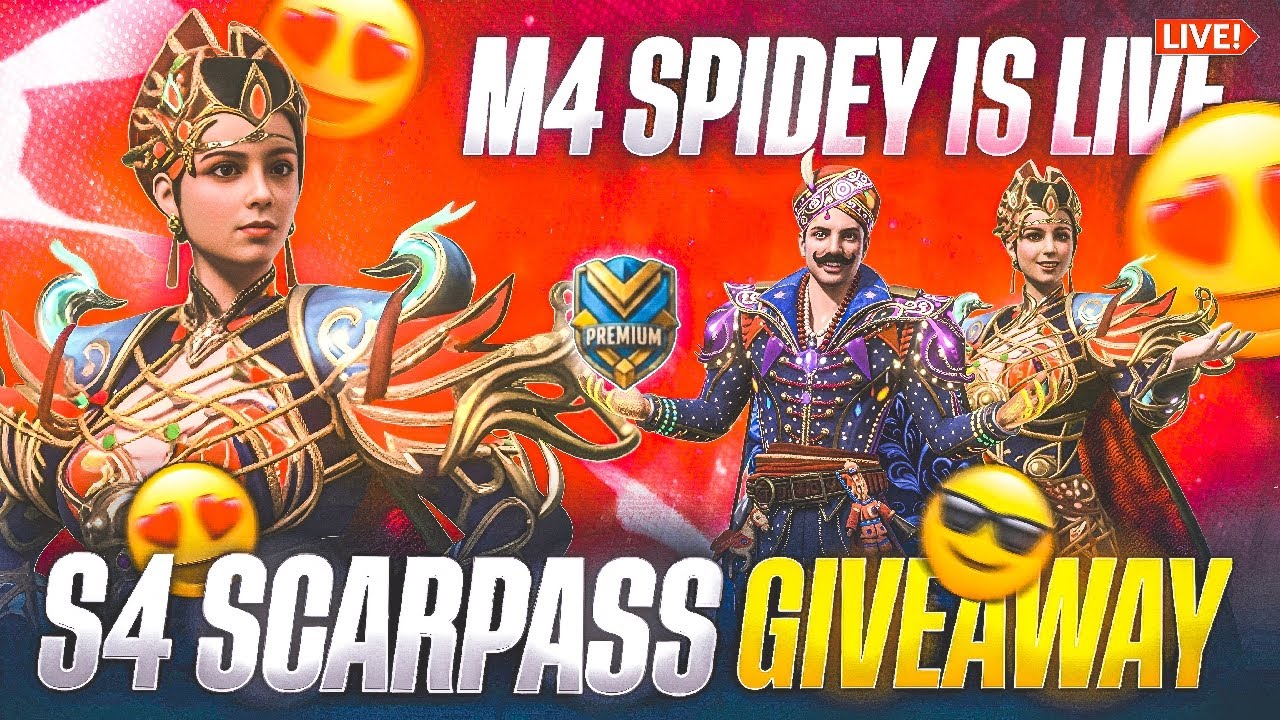 Final Day Scarpass Giveaway For Subscribe M4 Spidey Is Live